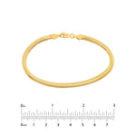 將圖片載入圖庫檢視器 14k Yellow Gold Oval Snake Bracelet Anklet Choker Necklace Pendant Chain
