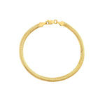 Charger l&#39;image dans la galerie, 14k Yellow Gold Oval Snake Bracelet Anklet Choker Necklace Pendant Chain
