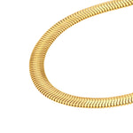 画像をギャラリービューアに読み込む, 14k Yellow Gold Oval Snake Bracelet Anklet Choker Necklace Pendant Chain
