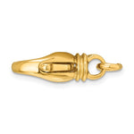 將圖片載入圖庫檢視器 18K Yellow Gold Fancy Lobster Clasp with Jump Ring 24.3mm x 11.9mm
