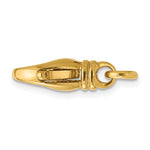 將圖片載入圖庫檢視器 18K Yellow Gold Fancy Lobster Clasp Side Profile 21.3mm x 10.65mm

