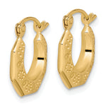 Załaduj obraz do przeglądarki galerii, 10K Yellow Gold Hollow Classic Round Hoop Earrings 8mm x 2mm
