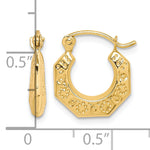 Załaduj obraz do przeglądarki galerii, 10K Yellow Gold Hollow Classic Round Hoop Earrings 8mm x 2mm
