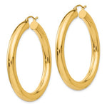Indlæs billede til gallerivisning 14K Yellow Gold Round Classic Hoop Earrings 45mm x 5mm
