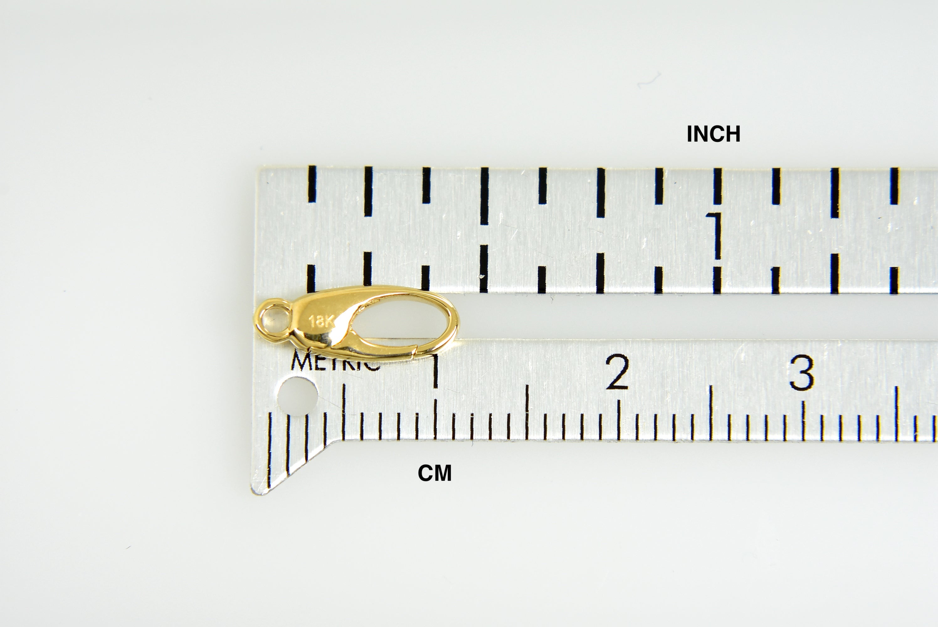 18k 14k Yellow White Gold Sterling Silver 11.2x4.5mm OD Triggerless Push Lobster Clasp Ring Pendant Hangers Charm Bails Bracelet