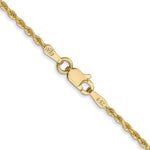 Załaduj obraz do przeglądarki galerii, 14K Yellow Gold 1.5mm Diamond Cut Rope Bracelet Anklet Choker Necklace Pendant Chain

