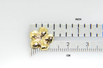 Загрузить изображение в средство просмотра галереи, 14k Yellow Gold Flower Floral Earring Jackets 13mm
