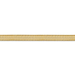 將圖片載入圖庫檢視器 14k Yellow Gold 5mm Silky Herringbone Bracelet Anklet Choker Necklace Pendant Chain
