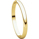 Załaduj obraz do przeglądarki galerii, 14k Yellow Gold 2mm Wedding Ring Band Half Round Light
