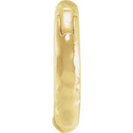 Φόρτωση εικόνας στο εργαλείο προβολής Συλλογής, 14K 10K Yellow White Gold 19.5mm Round Hammered Push Clasp Lock Connector Hanger Hinged Bail for Pendants Charms Bracelets Anklets Necklaces

