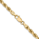 Afbeelding in Gallery-weergave laden, 14K Yellow Gold 4mm Diamond Cut Rope Bracelet Anklet Choker Necklace Pendant Chain
