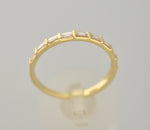 Φόρτωση εικόνας στο εργαλείο προβολής Συλλογής, Platinum 14k Gold 1/4 CTW Diamond Baguette Wedding Anniversary Ring Band
