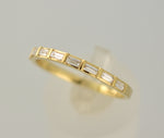 Carregar imagem no visualizador da galeria, Platinum 14k Gold 1/4 CTW Diamond Baguette Wedding Anniversary Ring Band

