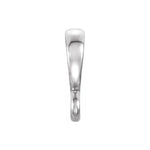 Carica l&#39;immagine nel visualizzatore di Gallery, Platinum 18k 14k Yellow Rose White Gold 3mm x 2.2mm ID Tapered Bail with Ring
