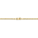Загрузить изображение в средство просмотра галереи, 14K Yellow Gold 1.75mm Diamond Cut Rope Bracelet Anklet Choker Necklace Pendant Chain
