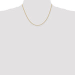 Lade das Bild in den Galerie-Viewer, 14K Yellow Gold 1.5mm Diamond Cut Rope Bracelet Anklet Choker Necklace Pendant Chain
