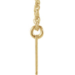 Indlæs billede til gallerivisning 14k Gold 10k Gold Silver Colorado State Heart Personalized City Necklace
