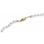 Carregar imagem no visualizador da galeria, 14K Yellow Gold Convertible Clasp System Fold Over with Tie Bar Ends for Traditional and Lariat Necklace Styles
