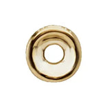 Cargar imagen en el visor de la galería, 18k 14k Yellow White Gold 9mm Beaded Roundel Spacer Bead Charm
