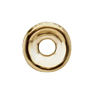 18k 14k Yellow White Gold 9mm Beaded Roundel Spacer Bead Charm