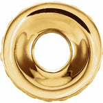 Φόρτωση εικόνας στο εργαλείο προβολής Συλλογής, 18k 14k Yellow White Gold 9mm Granulated Roundel Spacer Bead Charm
