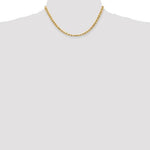 Load image into Gallery viewer, 14k Yellow Gold 4.5mm Diamond Cut Rope Bracelet Anklet Choker Necklace Pendant Chain
