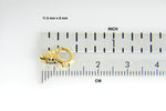 Load image into Gallery viewer, 18k 14k Yellow White Gold Fancy Lobster Clasp 11.5mm x 8mm
