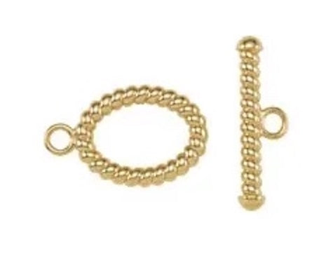 Classics Toggle, High Quality Gold Toggle Clasp, T Bar Fasteners for  Necklace, Fancy Bracelet Closures, Designer's Toggles L-673 | DLUXCA