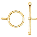 Φόρτωση εικόνας στο εργαλείο προβολής Συλλογής, 18k 14k 10k Yellow Rose White Gold Sterling Silver Toggle Clasp Set for Bracelet Anklet Choker Necklace Jewelry Parts Findings
