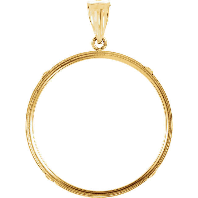 Antique Gold Gilt Guard Chain Brass Sovereign Coin Holder Pendant |  Arabella Bianco