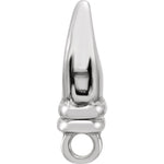 Load image into Gallery viewer, 14K Yellow White Gold Fancy Swivel Lobster Clasp with Ring 10.75x6mm 12x6.5mm 13.5x7.5mm 16.5x10mm 19.5x11.75mm Jewelry Findings
