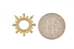 Afbeelding in Gallery-weergave laden, 14K Yellow White Rose Gold 1/2 CTW Diamond Sunburst Pendant Charm Necklace
