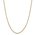 Carica l&#39;immagine nel visualizzatore di Gallery, 14K Yellow Gold 2mm Byzantine Bracelet Anklet Choker Necklace Pendant Chain
