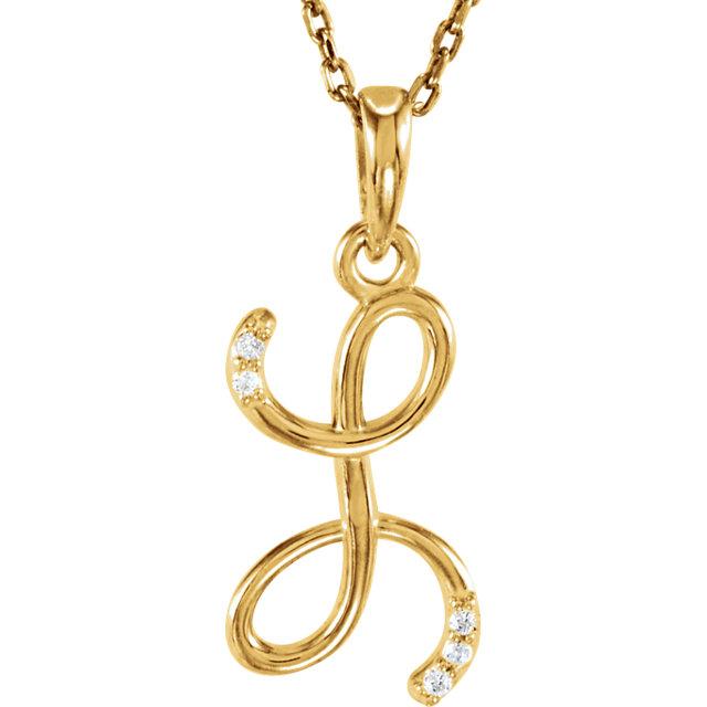 Jennifer Meyer Yellow Gold and Diamond Letter Disc L Necklace | Harrods UK