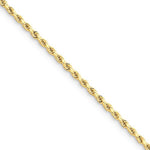 Φόρτωση εικόνας στο εργαλείο προβολής Συλλογής, 14K Yellow Gold 2.75mm Diamond Cut Rope Bracelet Anklet Choker Necklace Pendant Chain
