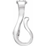 Load image into Gallery viewer, 14k Yellow White Gold Pendant Charm Bail Enhancer Hanger Connector
