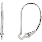 Ladda upp bild till gallerivisning, 14k Yellow White Gold Lever Back Earring Top Dangle Drop Wires Jewelry Findings
