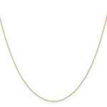 Charger l&#39;image dans la galerie, 14K Yellow Gold 0.40mm Cable Rope Bracelet Anklet Choker Necklace Pendant Chain
