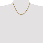 Carregar imagem no visualizador da galeria, 14k Yellow Gold 3mm Silky Herringbone Bracelet Anklet Choker Necklace Pendant Chain
