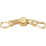 画像をギャラリービューアに読み込む, 14k Yellow Gold or Sterling Silver 37.5x8.25mm Curved Magnetic Easy Clasp Bracelet Anklet Necklace Chains
