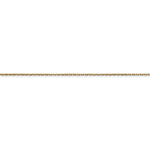 Indlæs billede til gallerivisning 14K Yellow Gold 0.80mm Diamond Cut Cable Bracelet Anklet Choker Necklace Pendant Chain
