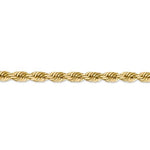 Cargar imagen en el visor de la galería, 14K Yellow Gold 5.5mm Diamond Cut Rope Bracelet Anklet Choker Necklace Chain
