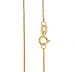 Cargar imagen en el visor de la galería, 14K Yellow Gold 0.80mm Diamond Cut Cable Bracelet Anklet Choker Necklace Pendant Chain
