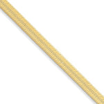 Φόρτωση εικόνας στο εργαλείο προβολής Συλλογής, 14k Yellow Gold 5.5mm Silky Herringbone Bracelet Anklet Choker Necklace Pendant Chain
