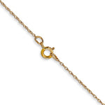 將圖片載入圖庫檢視器 14K Yellow Gold 0.50mm Cable Rope Bracelet Anklet Choker Necklace Pendant Chain
