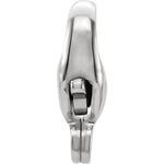 Afbeelding in Gallery-weergave laden, 14k White Gold 9mm x 4.8mm Oval Trigger Lobster Clasp Jewelry Findings
