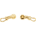 이미지를 갤러리 뷰어에 로드 , 14k Yellow Gold or Sterling Silver 37.5x8.25mm Curved Magnetic Easy Clasp Bracelet Anklet Necklace Chains
