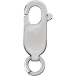 Load image into Gallery viewer, 14k Yellow Rose White Gold Lobster Clasp with Jump Ring 13.5mm x 5.25mm
