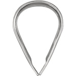 Carregar imagem no visualizador da galeria, 18k 14k Yellow White Gold 8mm x 4.75mm Bail ID Tapered Grooved Solid Pinch Bail for Pendant Jewelry Findings
