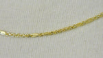 Загрузить изображение в средство просмотра галереи, 14K Yellow Gold 1.8mm Diamond Cut Milano Rope Bracelet Anklet Choker Necklace Pendant Chain
